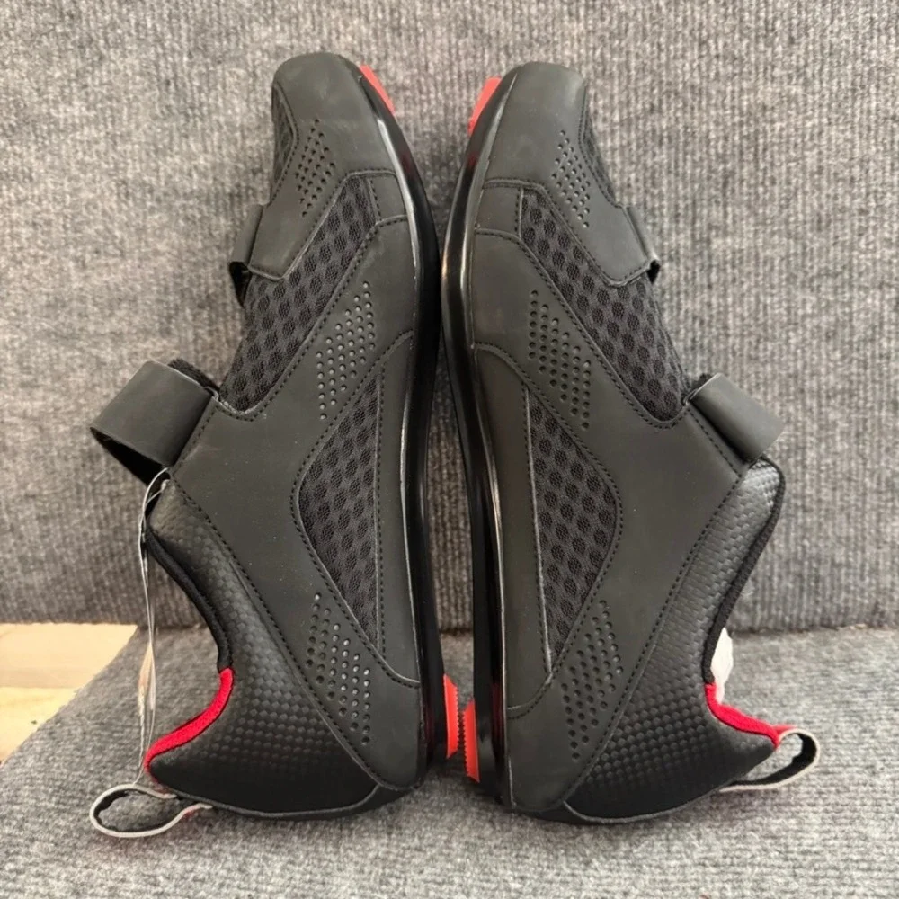 NWT Reebok x Louis Garneau Ergo Air Cycling Shoes Black Red Road Bike Mens 13